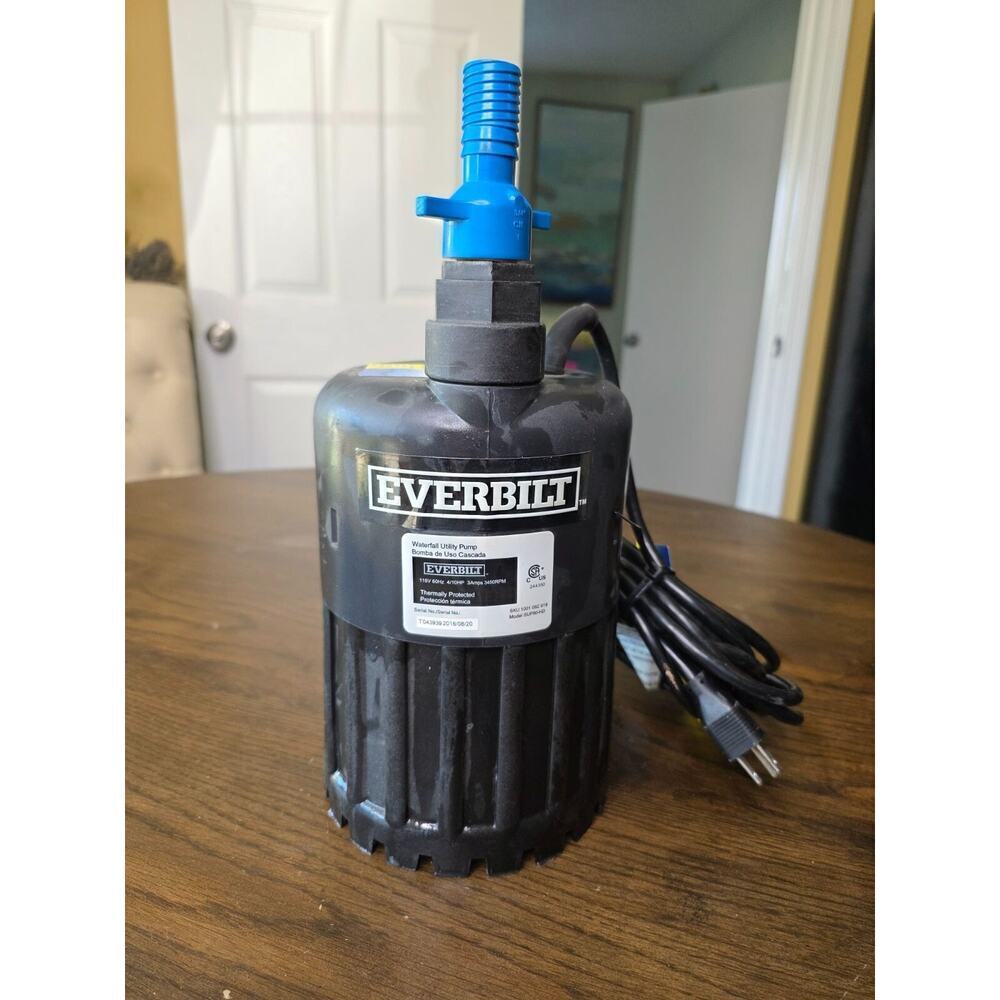 Everbilt 1/2 HP Waterfall Submersible Utility Pump SUP80-HD